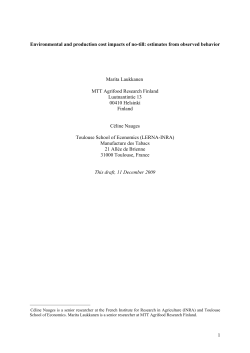 Environmental and production cost impacts of no