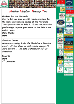 Hotline Number Twenty Two