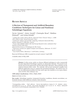 A review of transparent and artificial boundary conditions techniques