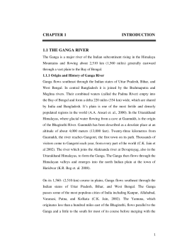 chapter 1 introduction 1.1 the ganga river