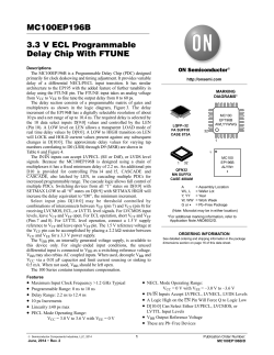 MC100EP196B - ECL Programmable Delay Chip with
