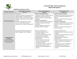 Spanish - Saddlebrook Prep