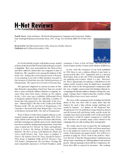 Paul Rich on Ends and Means: The British Mesopotamian - H-Net