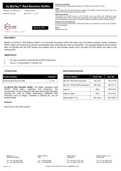 5x MyTaq&trade; Red Reaction Buffer