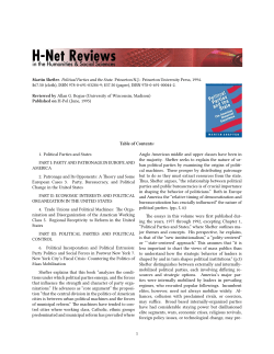 Table of Contents - H-Net