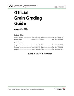 Official Grain Grading Guide
