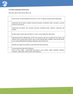 4 2.2.2 River Landscapes and Processes What you need to know