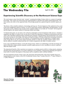 Apr 13 - Northmount School