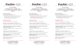 To Go Menu To Go Menu To Go Menu