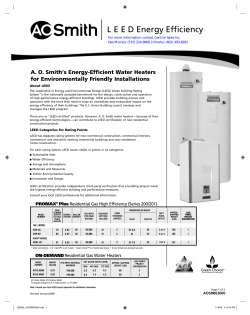 AO Smith - Central Sales, Inc.