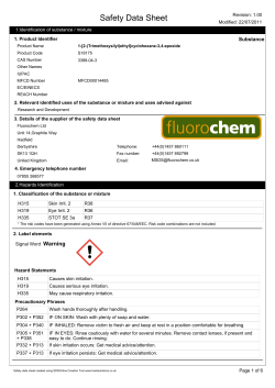 Safety Data Sheet