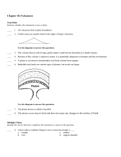 Chapter 18 (Volcanoes)
