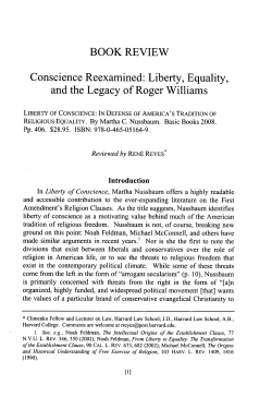 BOOK REVIEW Conscience Reexamined