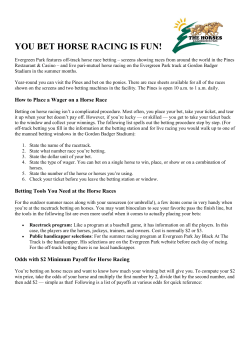 you bet horse racing is fun!