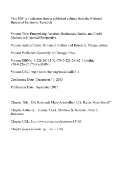 Enterprising America: Businesses, Banks, and Credit