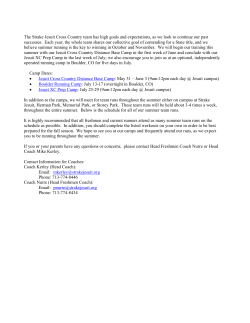 The Strake Jesuit Cross Country team has high goals and