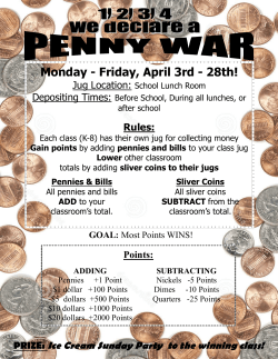 Monday - Friday, April 3rd