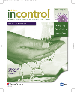 hand hygiene - Henry Schein