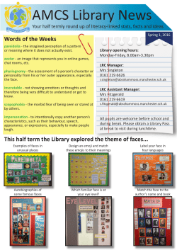 AMCS Library News - Abraham Moss Community School