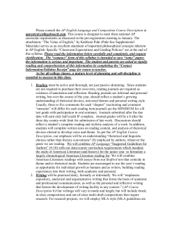 APLanguage Syllabus 08