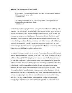 I am writing - Lalla Essaydi