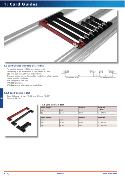 IEEE Card Guides Datasheet