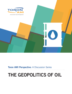 Geopolitics of Oil