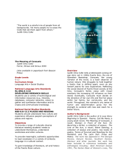 The Meaning of Consuelo - Consortium of Latin American Studies