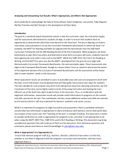 Analyzing and Interpreting Test Results