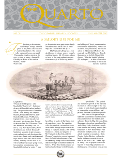 Issue 38, Fall/Winter 2012 - William L. Clements Library