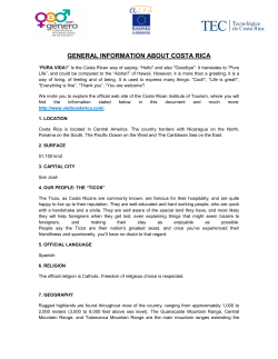 general information about costa rica