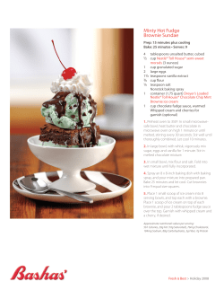 Minty Hot Fudge Brownie Sundae