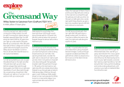Greensand Way map three Witley
