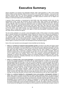 Executive Summary - IFR WebSite home