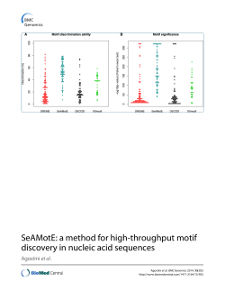 SeAMotE: a method for high-throughput motif discovery in nucleic