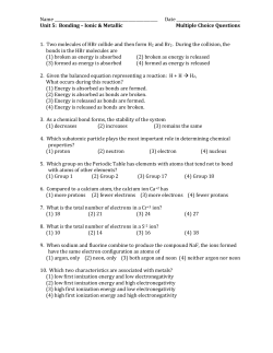 Multiple Choice Questions