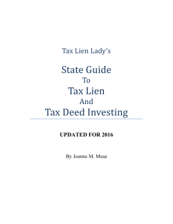 State Guide - Tax Lien Lady