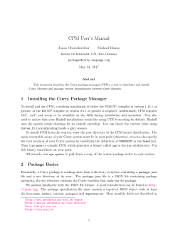 manual of CPM