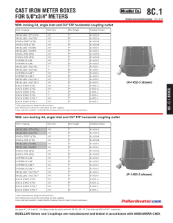 CAST IRON METER BOXES FOR 5/8"x3/4" METERS