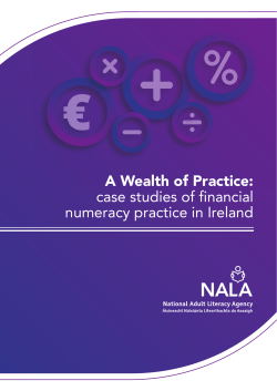 A Wealth of Practice: case studies of financial numeracy practice in
