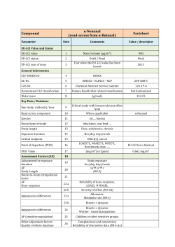Compound n-Nonanal (read-across from n