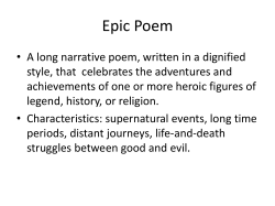 Epic Poem