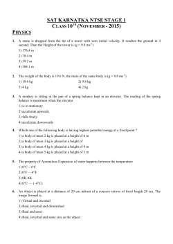 QP_SAT_Karnataka NTSE Stg1 - Why should I appear in NTSE?