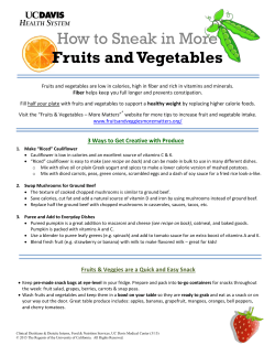 DIET GUIDELINES FOR IMMUNOSUPPRESSED PATIENTS