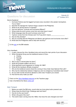 Discussion questions