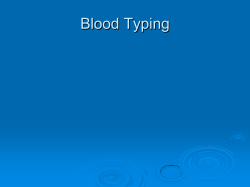 05. Blood Typing