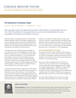 The Dynamics of Russian Islam