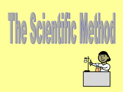 The Scientific Method