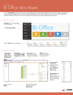 Story Boards - Pyramid Analytics Client Help