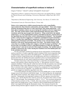 Characterisation of superfluid vortices in helium II